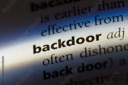 backdoor photo