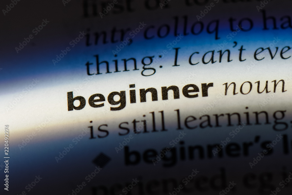 Obraz premium beginner