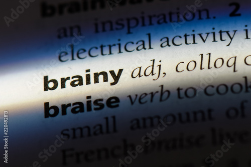 Canvas Print brainy