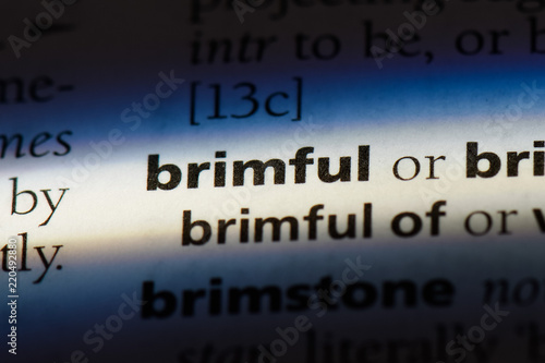 brimful