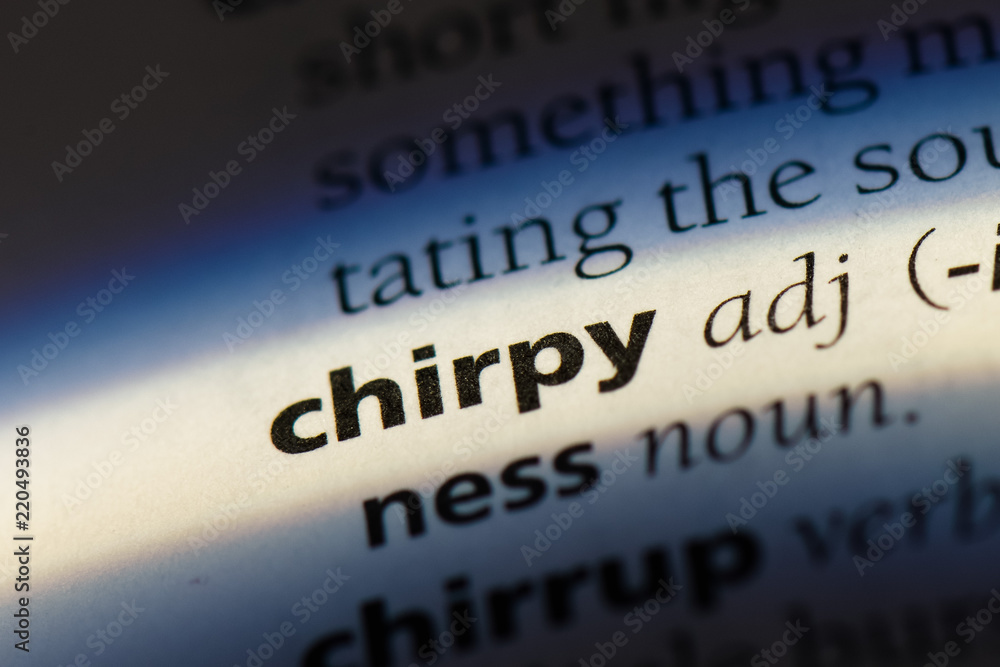 Obraz premium chirpy