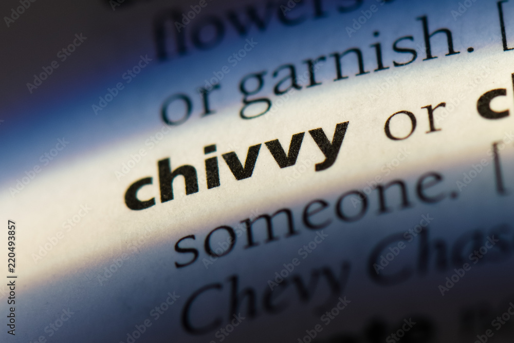  chivvy