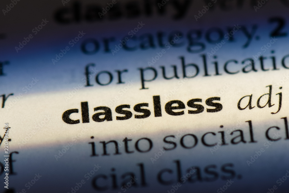 Obraz premium classless