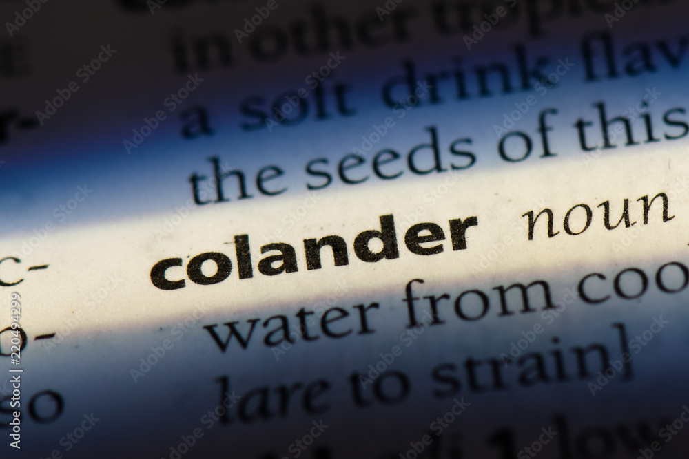 Obraz premium colander