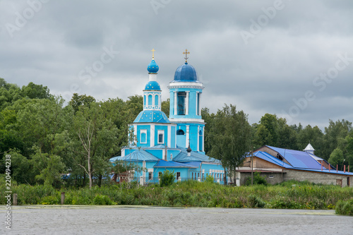 Church on the banks of the Klyazma River, Noginsk photo