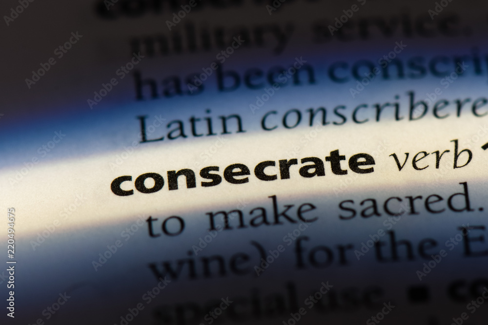  consecrate