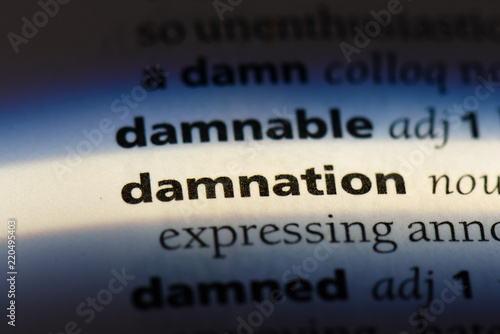 Картината върху платно damnation