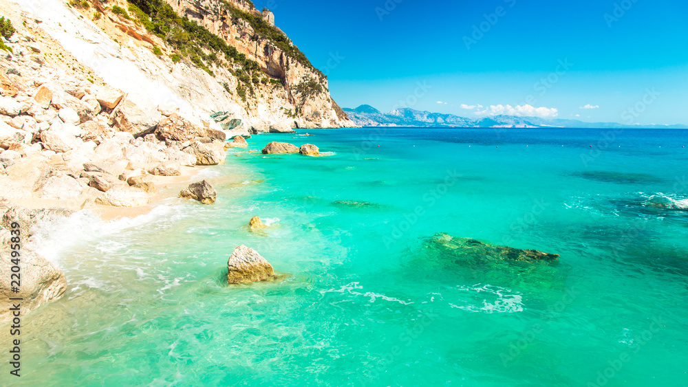 Fototapeta premium The beautiful Cala Goloritzè in Sardinia