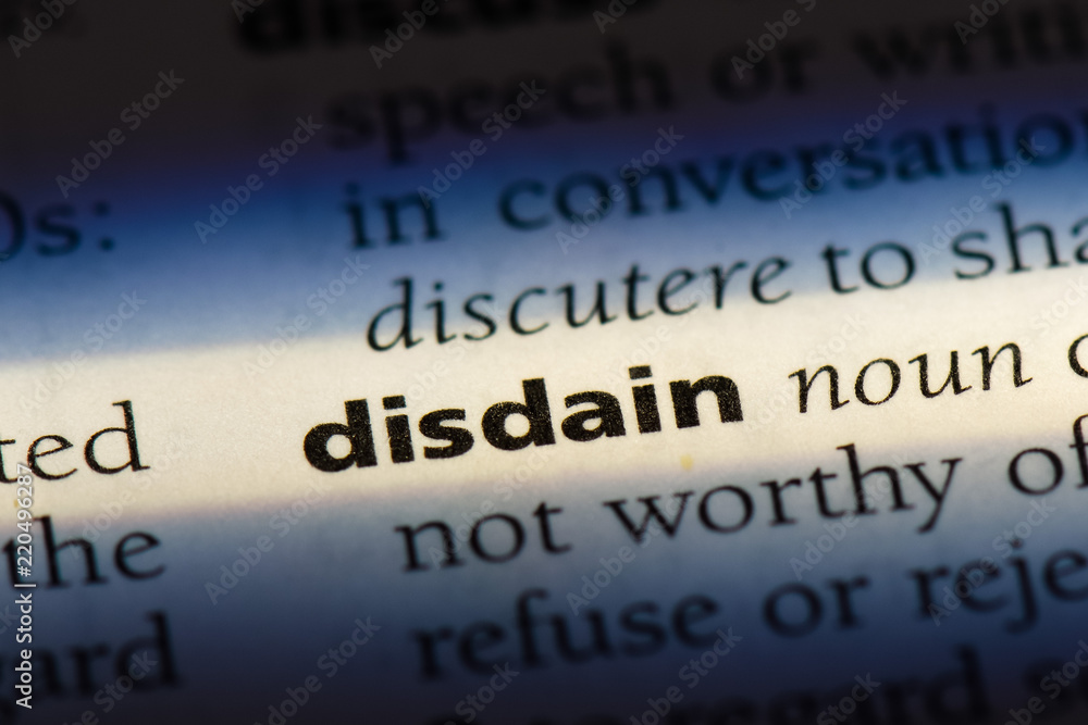 disdain disdain