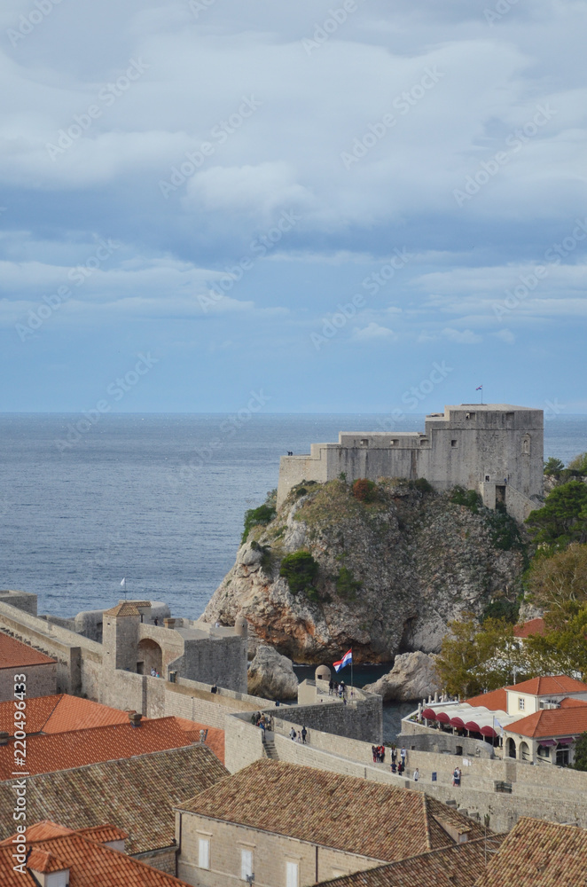 Old City of Dubrovnik has managed to preserve its gothic, renaissance and baroque churches, monasteries, fortress & fountains. Red rooftops are the iconic look of the old city. Old City of Dubrovnik has managed to preserve its gothic, renaissance and baroque churches, monasteries, fortress & fountains. Red rooftops are the iconic look of the old city.