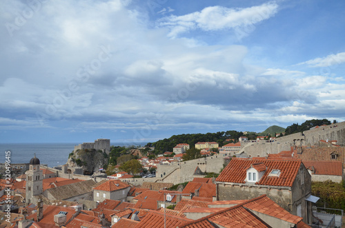 Old City of Dubrovnik has managed to preserve its gothic, renaissance and baroque churches, monasteries, fortress & fountains. Red rooftops are the iconic look of the old city.