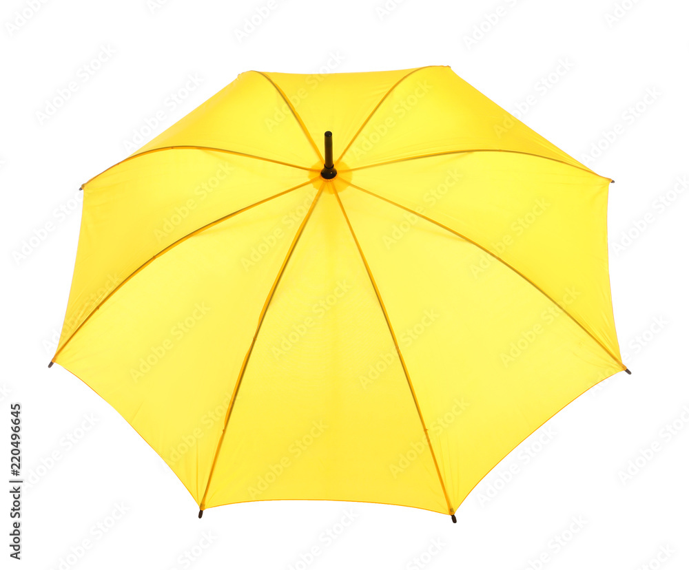 Beautiful open umbrella on white background Beautiful open umbrella on white background