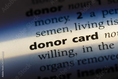  donor card