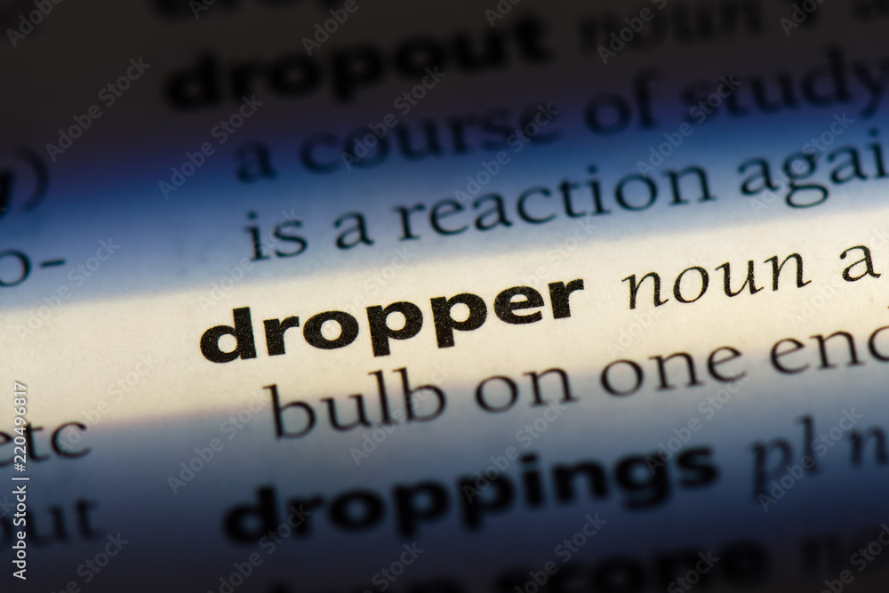 Obraz premium dropper