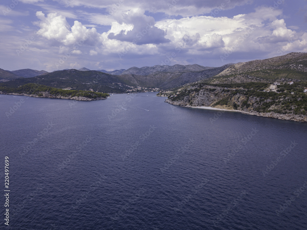 Beautiful landscape in Croatia Near Dubrovnik