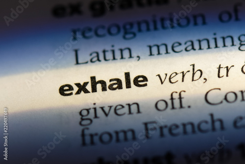 Canvas Print exhale