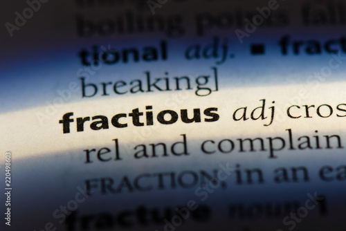  fractious