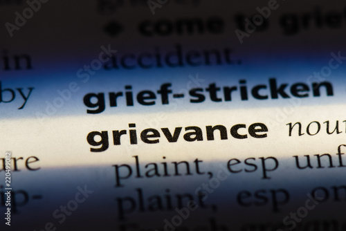 Fototapeta grievance