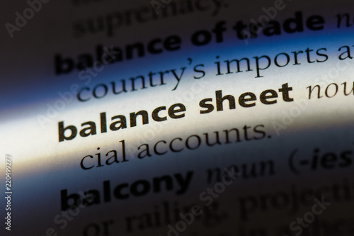 balancesheet photo