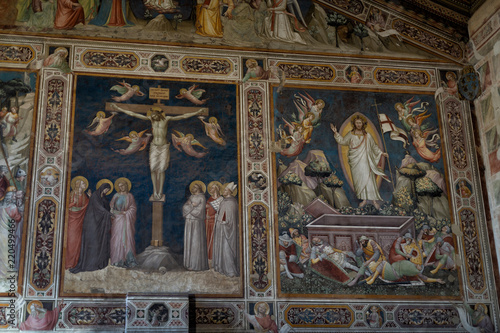 Interior view of Basilica De Sante Croce
