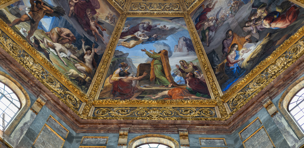 Interior view of Medici Chapel