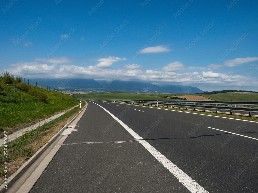 Fototapeta premium High Tatras summer panorama. SLOVAKIA