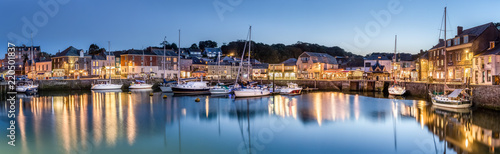 Padstow Harbour at Dusk, Cornwall photo