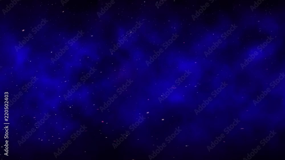 Flying sparks and smoke in the night starry sky, dark blue sky background with bright sparks, burning embers moving along with the smoke Flying sparks and smoke in the night starry sky, dark blue sky background with bright sparks, burning embers moving along with the smoke