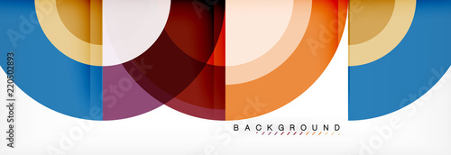 Vector circle abstract background
