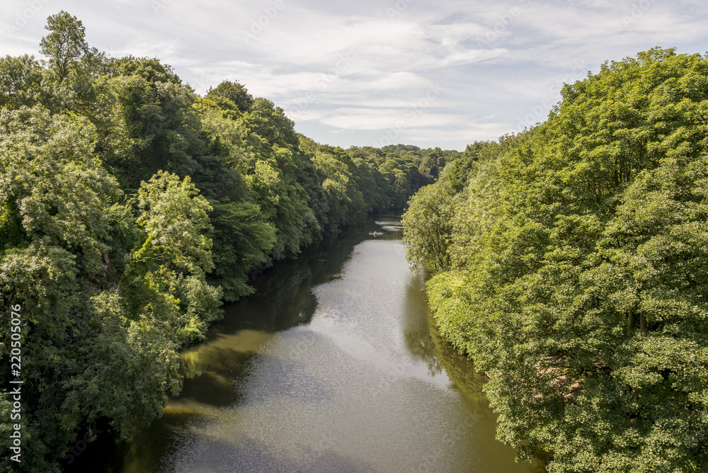 Scenic view of Wear River in Durham, United Kingdom Scenic view of Wear River in Durham, United Kingdom