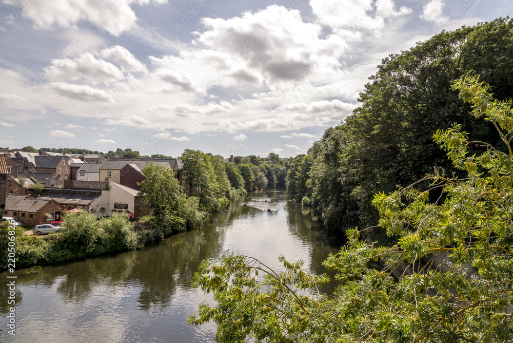 Scenic view of Wear River in Durham, United Kingdom