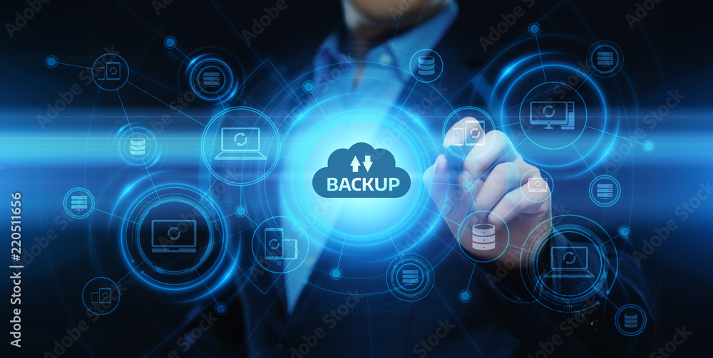 Backup Storage Data Internet Technology Business concept Backup Storage Data Internet Technology Business concept