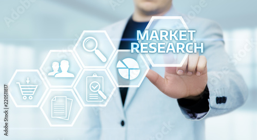 Market Research Marketing Strategy Business Technology Internet concept