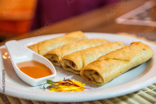 Naklejka Spring roll