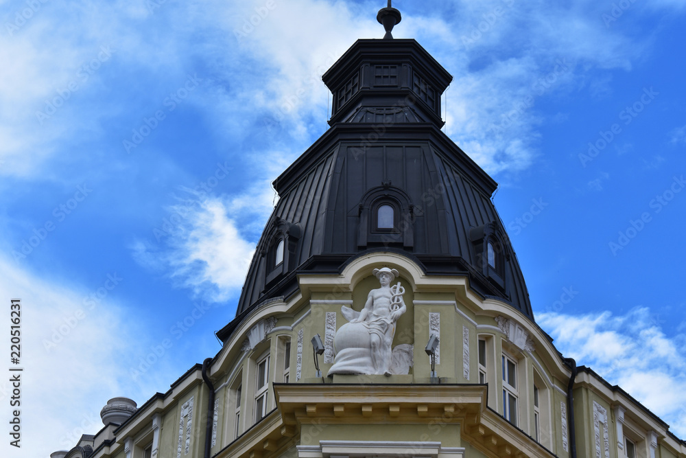 Fototapeta premium part of the building in Sofia, Bulgaria