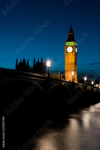Big Ben, Westminster bridge and Houses of parliament, London, UK