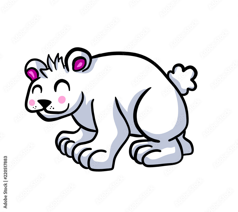 Obraz premium Adorable Polar Bear