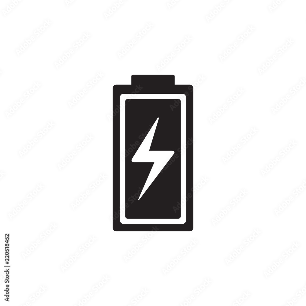 Obraz premium Battery icon vector