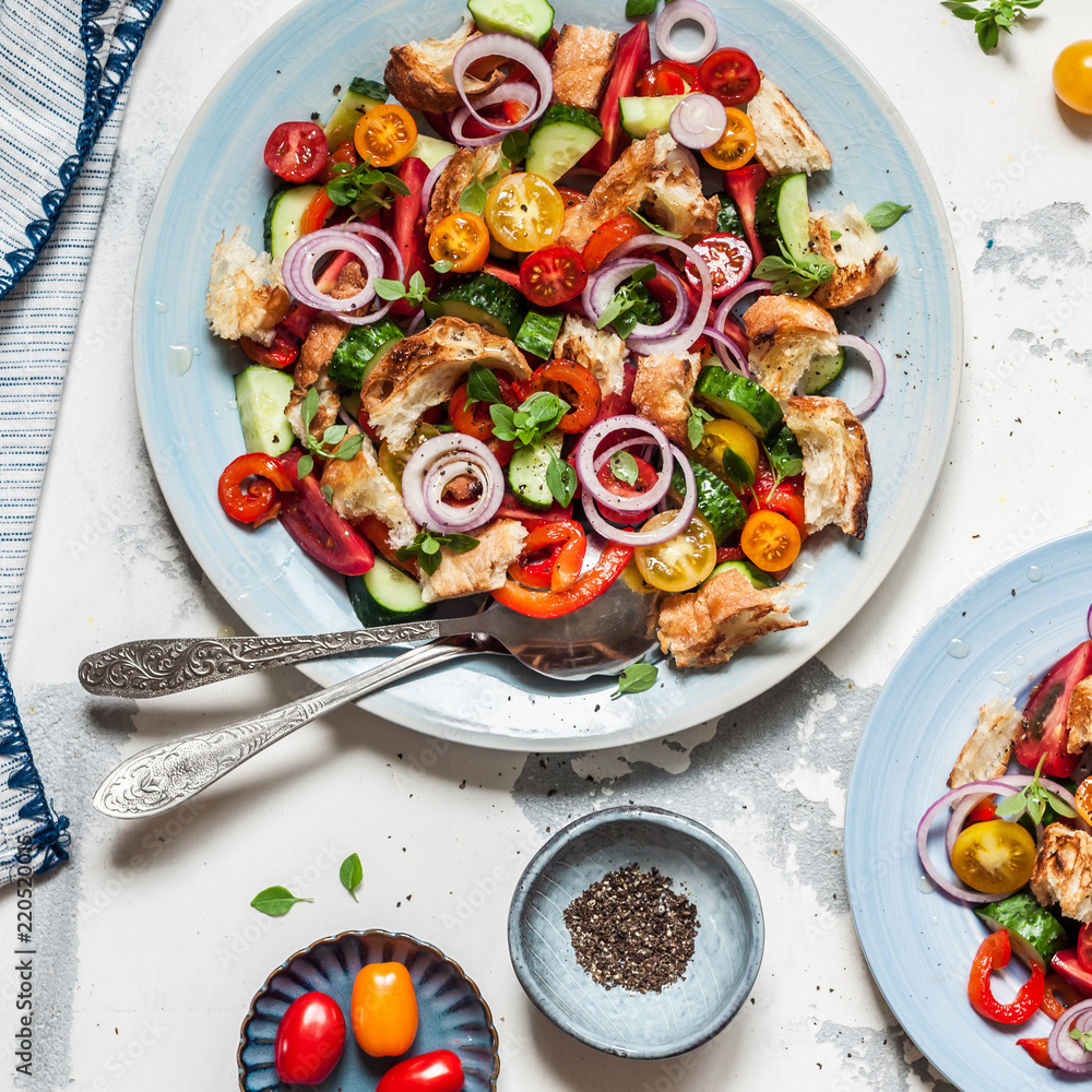 Panzanella, Italian Bread Salad Panzanella, Italian Bread Salad