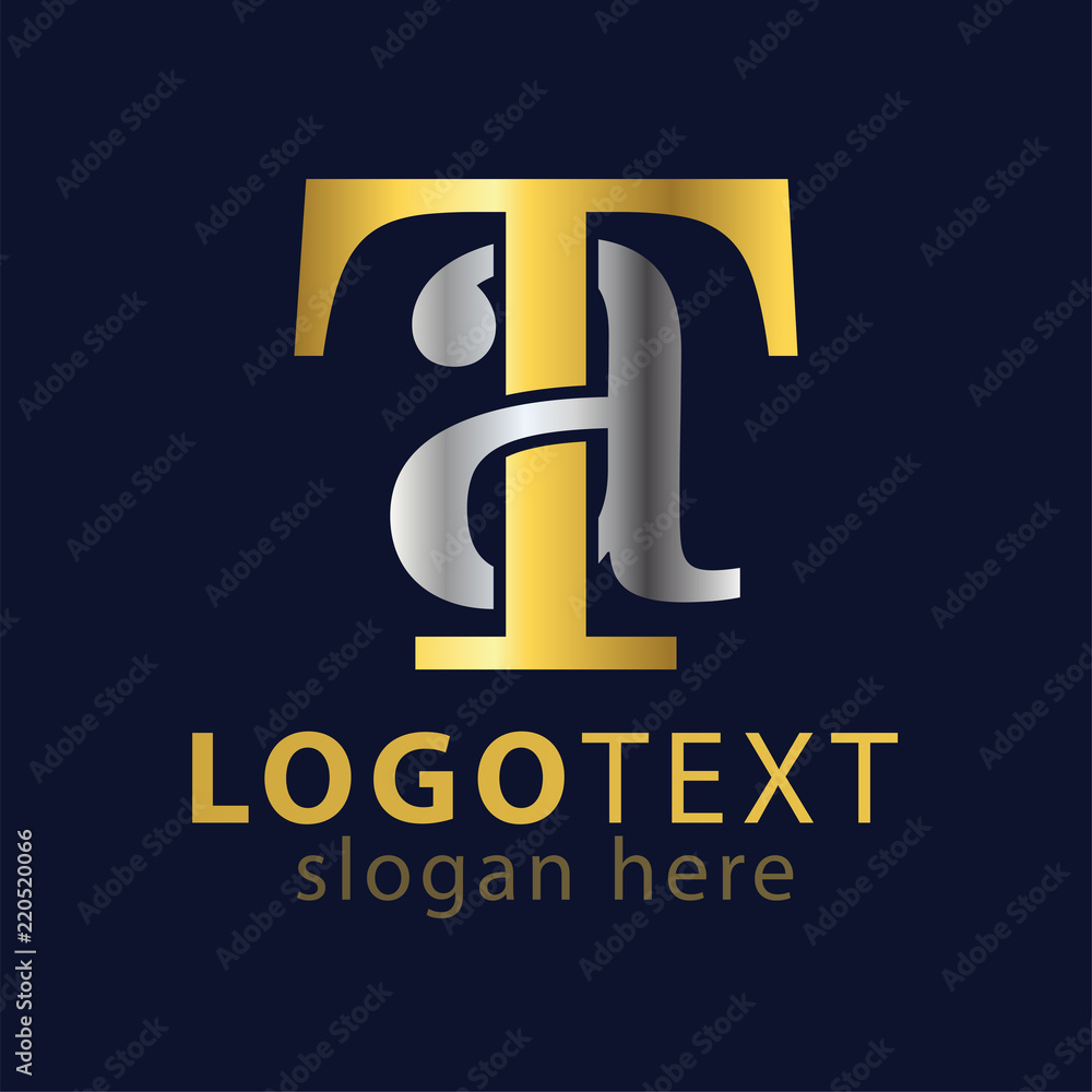 TA Initial letter logo icon vector TA Initial letter logo icon vector