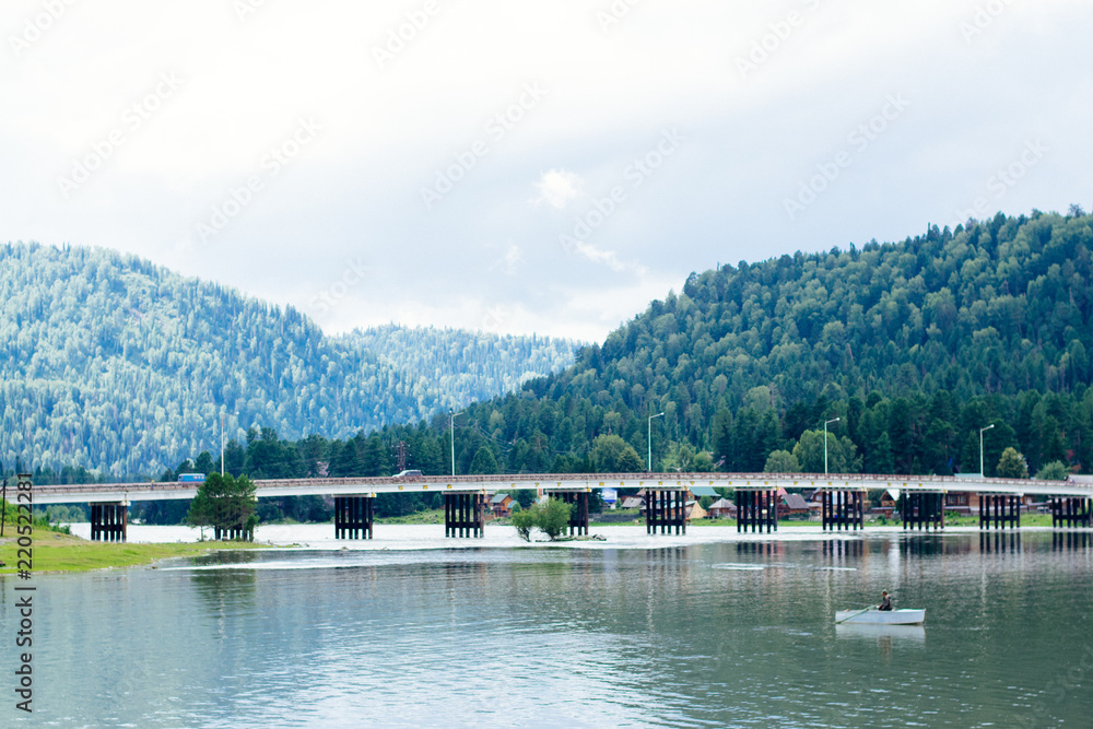 bridge and boat