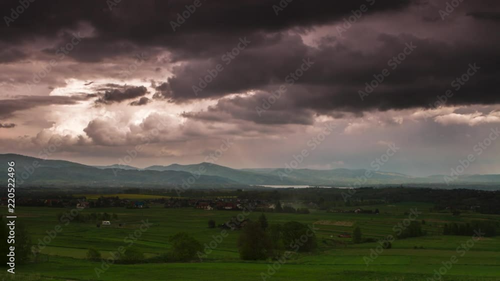 Landscape cloudy day in the mountains Landscape cloudy day in the mountains