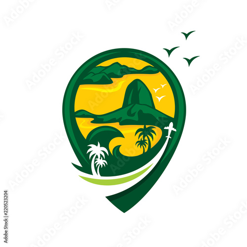 Brazil travel logo