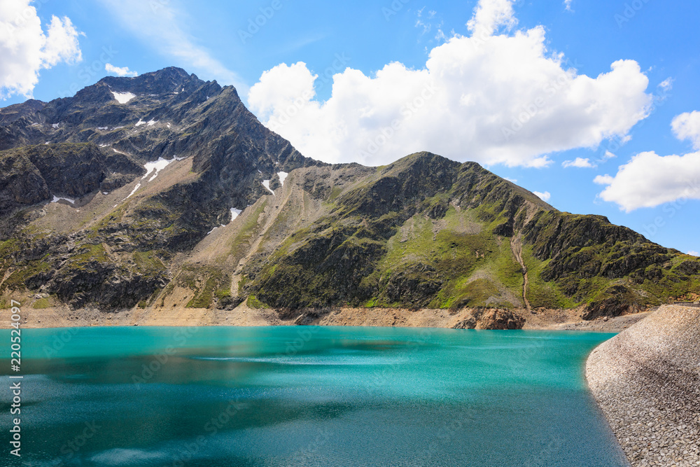 Alpine water reservoirs - Finstertalspeicher