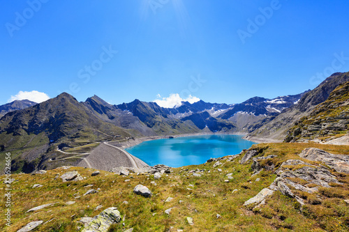 Alpine water reservoirs - Finstertalspeicher photo