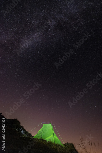 Camping under the Milky Way