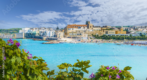 Obraz na płótnie View of Otranto town, Puglia region, Italy