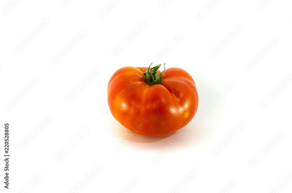 Fresh red tomato isolated on white background Fresh red tomato isolated on white background