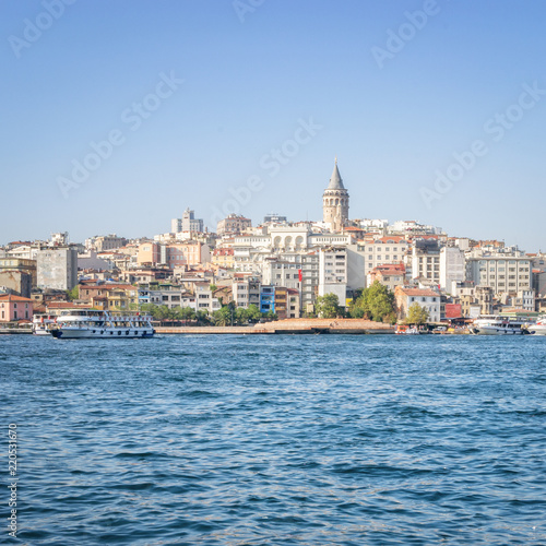 Galata Tower and Gulf of the Golden Horn - Istanbul, Turkey