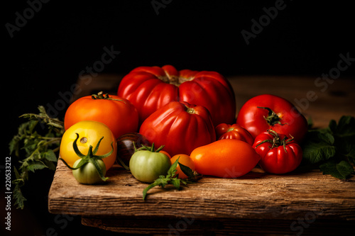 Colorful tomatoes